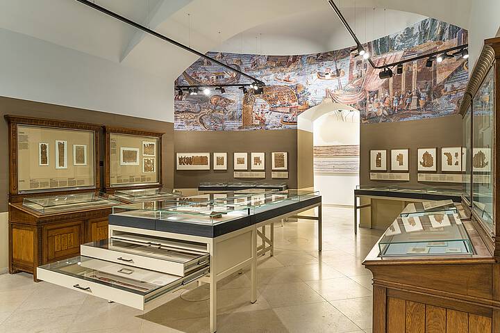 Papyrusmuseum_innen Papyrusmuseum_Innenaufnahme