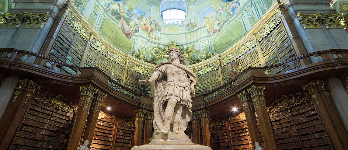 Salone di Gala della Biblioteca Nazionale Austriaca Vienna PASS