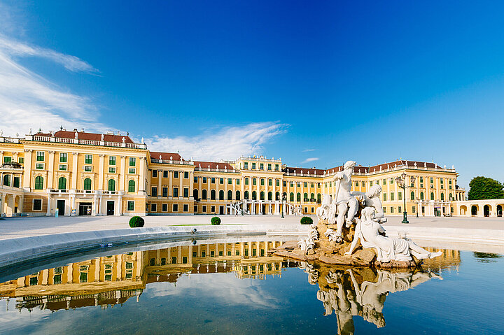Irrgarten des Schloss Schoenbrunn in Wien
