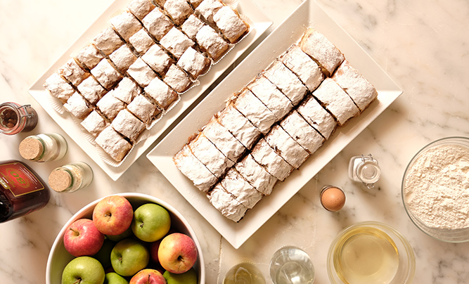 (c) Querfeld GesmbH Apfelstrudel Zutaten Rezept