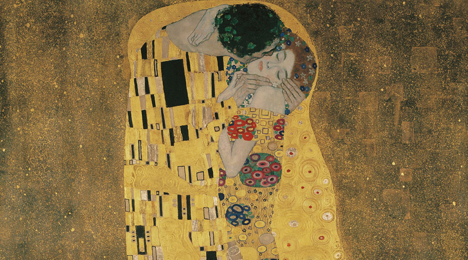 Klimt El beso 