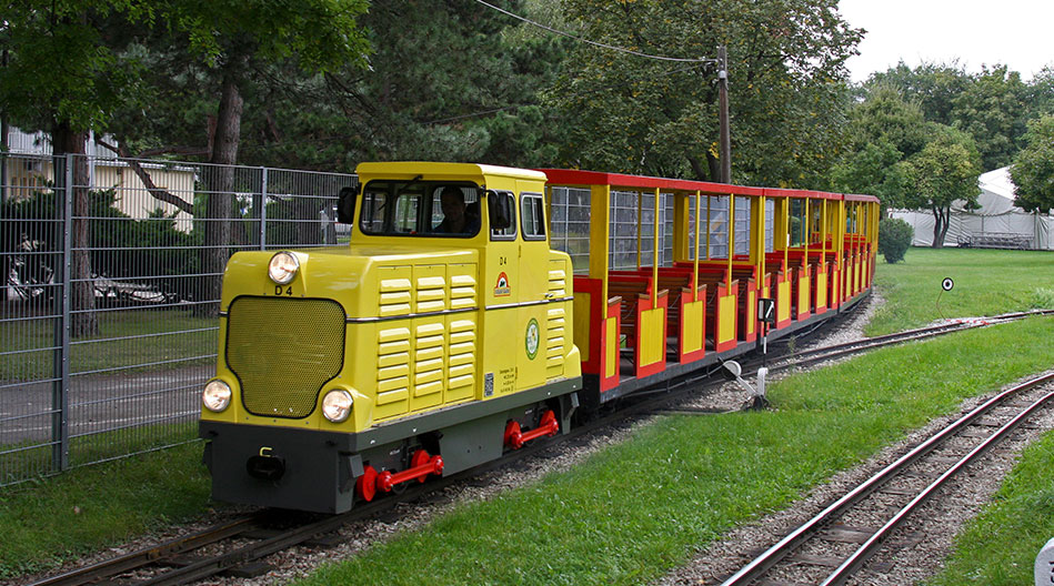 Liliputbahn Vienna unique locomotives
