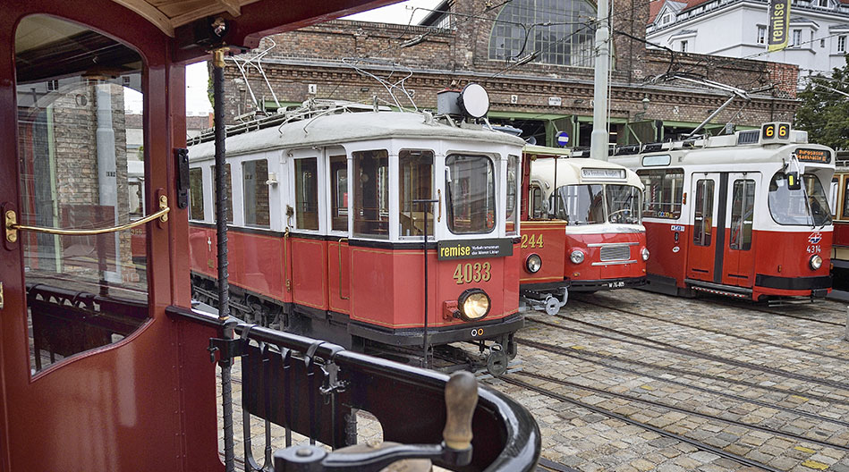 Remise Oldtimer Straßenbahn