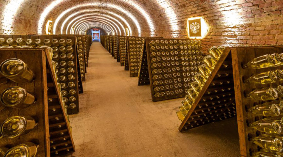 Caves de Schlumberger casier à bouteilles 