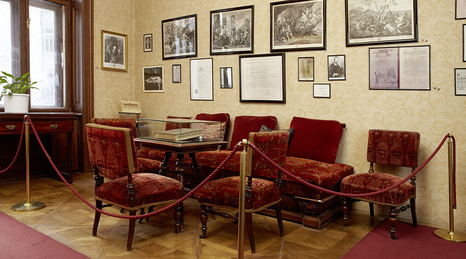 Sigmund Freud sala d'attesa
